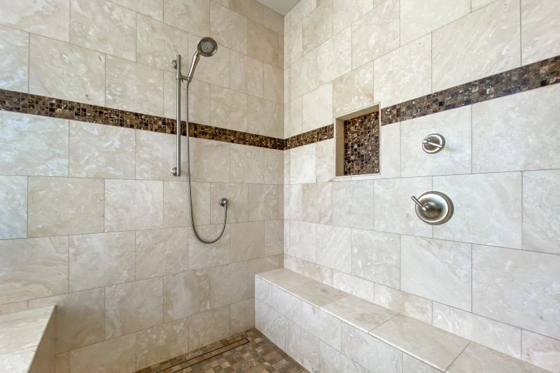 Contemporary Shower Area